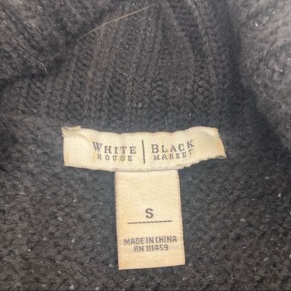 White House black market wool blend scoop neck size small - Picture 6 of 8